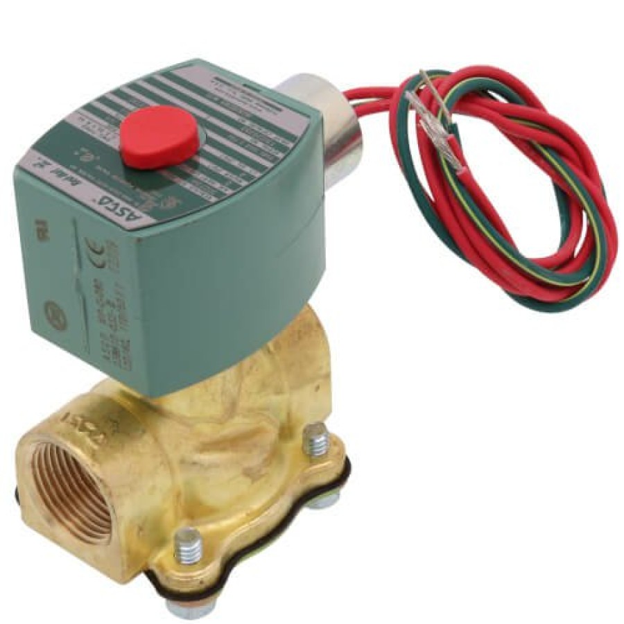 Valves Asco RedHat Low Pressure Solenoid Valves | 3/4" 2-Way Normally Open Low Pressure Gas Solenoid Valve (295,000 Btu)