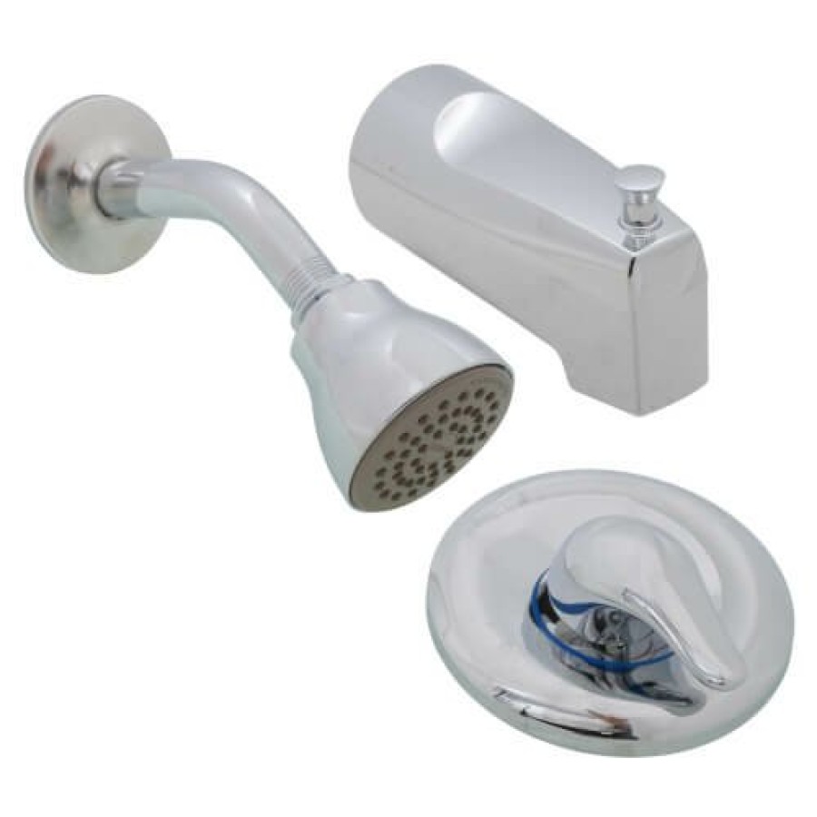 Plumbing Moen Trim Kits | Chateau Posi-Temp Tub And Shower Trim (Eco-Perform, Chrome)