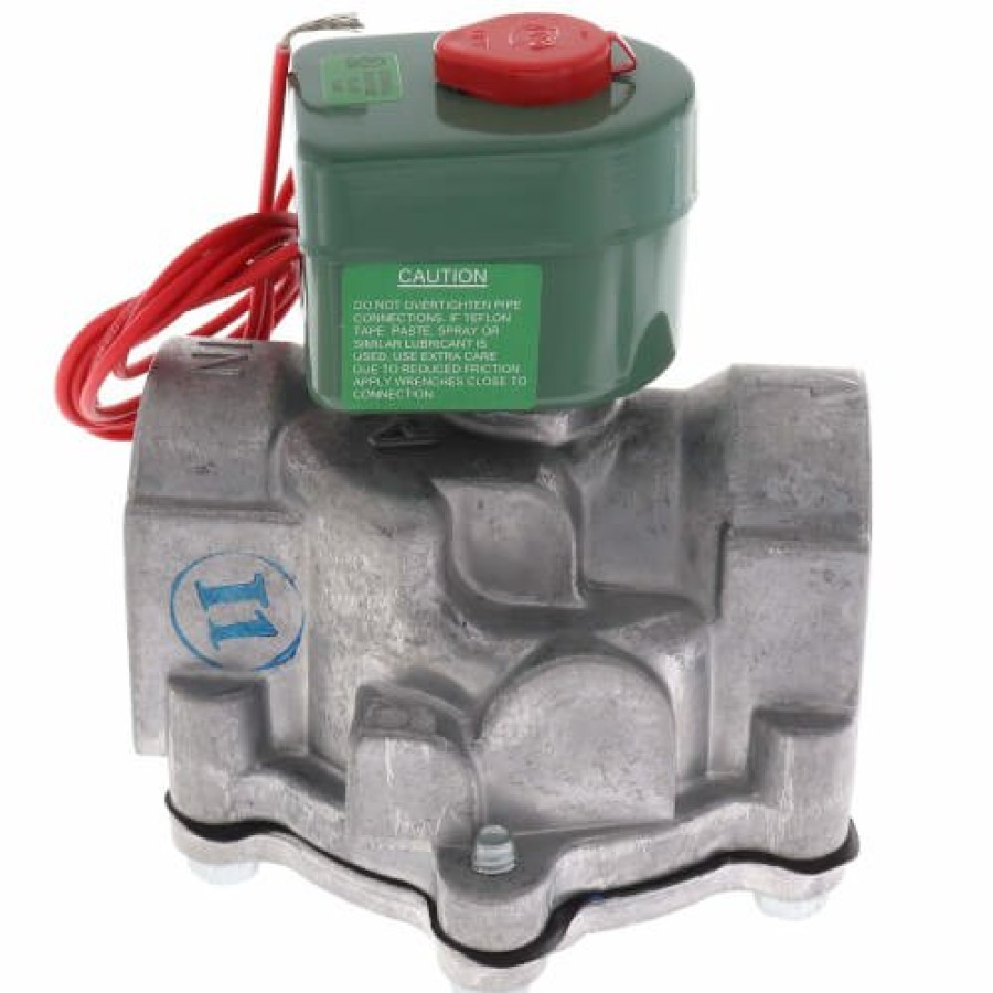 Valves Asco RedHat Low Pressure Solenoid Valves | 1-1/2" 2-Way Normally Open Low Pressure Gas Solenoid Valve (0-25 Psi)