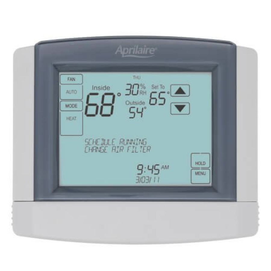 Thermostats Aprilaire | Programmable Touchscreen Home Automation Thermostat - Multi Stage 2H/2C Or 4H/2C Heat Pump