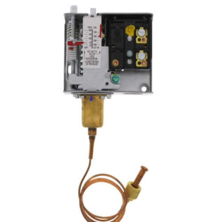 Hvac Johnson Controls Pressure Controls | Pressure Fan Cycling Control W/ 1/4" External Flare Connector (100/400 Psig)