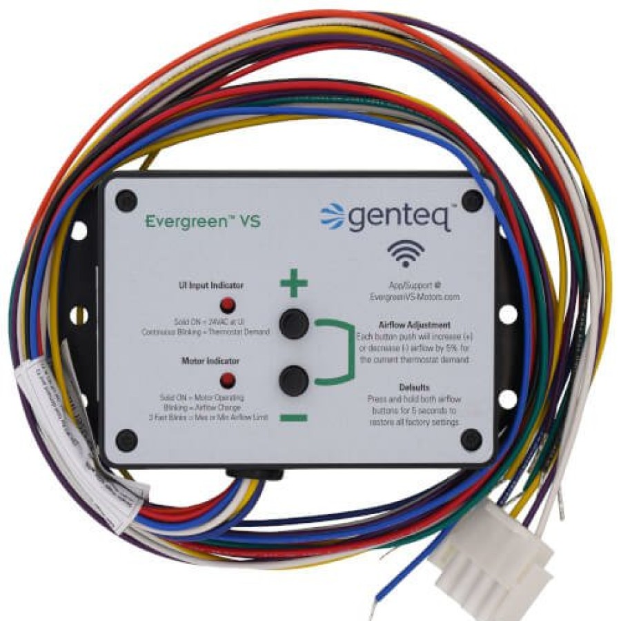 Hvac Genteq Motors Ecm Motors | Evergreen Vs User Interface For Use With Evergreen Vs Motors