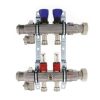 Pex Viega Viega Proradiant Stainless Steel Manifolds | 11-Loop Proradiant Stainless Steel Manifold Shut-Off/Balancing/Flow Meters