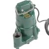 Plumbing Zoeller Effluent Pumps & Accessories | Model N98 Flow-Mate Non-Automatic Cast Iron Effluent Sump Pump - 115 V, 1/2 Hp