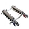 Pex Uponor (Wirsbo) Uponor Stainless Steel Manifolds | 5-Loop 1-1/4" Stainless Steel Radiant Heat Manifold Assembly W/ Flow Meter