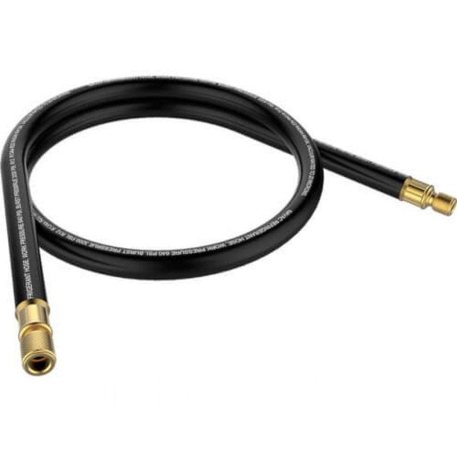 Hvac Navac Navac Tools | 3/8" To 1/4" Fitting High Flow Refrigerant Evacuation Hose, 1/2" Diameter (6' Length)