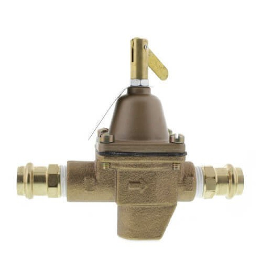 Heating Watts Boiler Fill Valves | B1156F 1/2" Bronze High Capacity Feed Water Pressure Regulator (Copper Press)