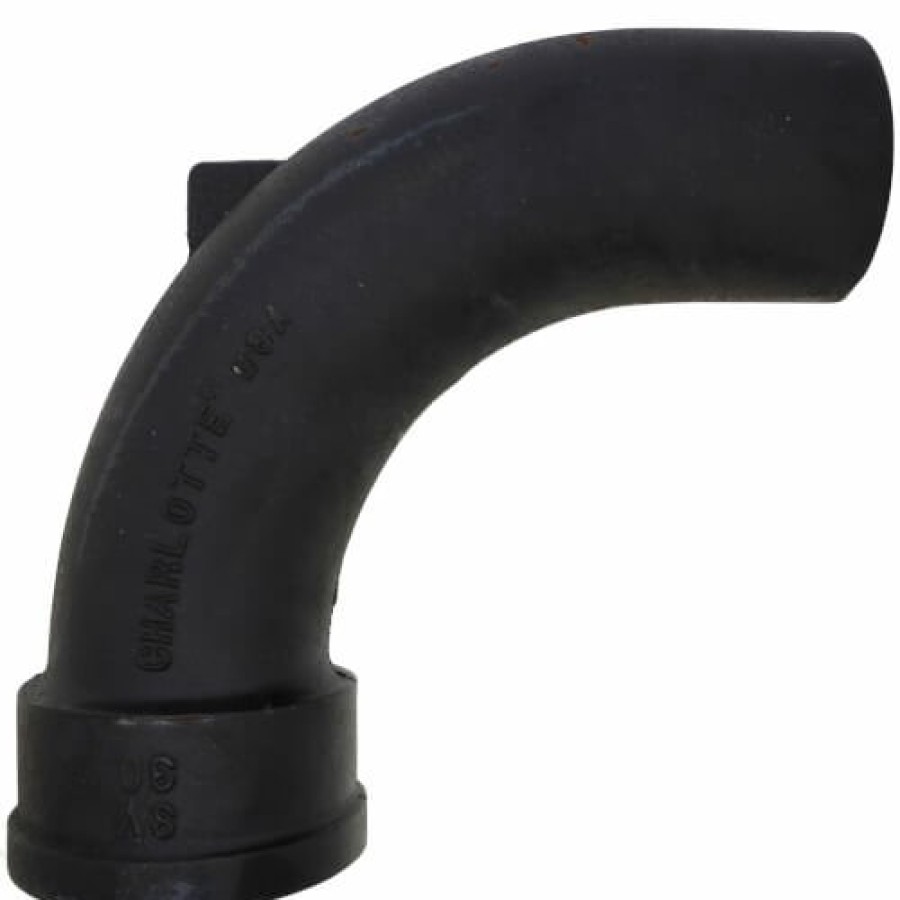 Plumbing Charlotte Service Weight Cast Iron Fittings | 5" Service Weight Cast Iron Long Sweep Elbow