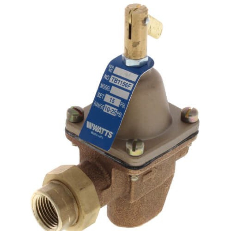 Heating Watts Boiler Fill Valves | Tb1156F 1/2" Bronze High Capacity Feed Water Pressure Regulator