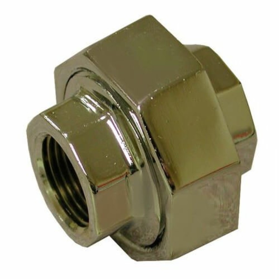 Plumbing Jones Stephens Chrome Brass Fittings | 3/4" Chrome Plated Bronze Union (Lead Free)