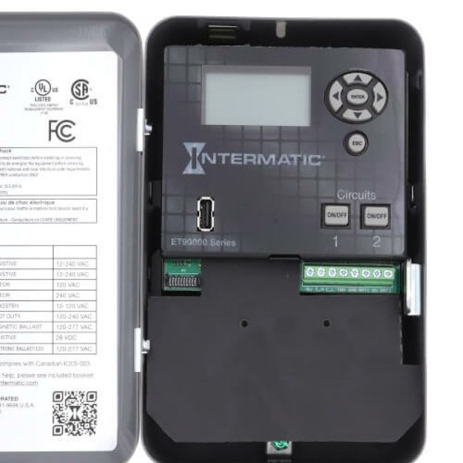 Electrical Intermatic Electronic Time Switches | 365-Day Astronomic Electronic Control, Spdt (120V, 208-277 Vac)