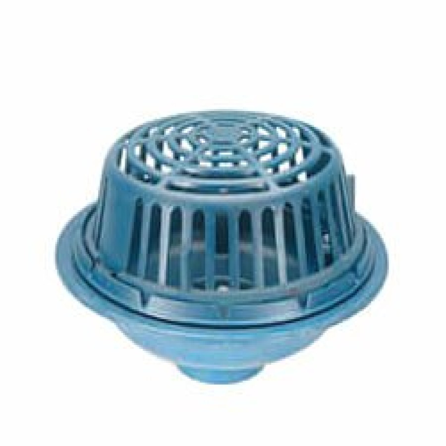 Plumbing Zurn Roof Drains | 2" X 15" Diameter Main Roof Drain (No Hub Outlet)