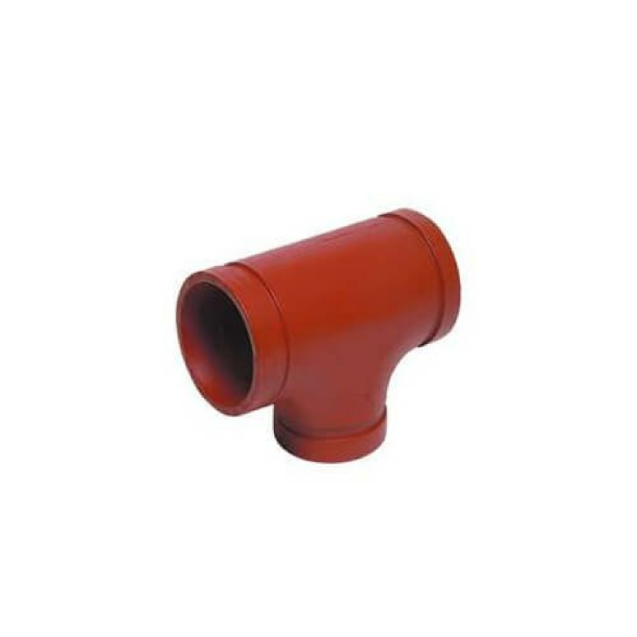 Plumbing Gruvlok Gruvlok Grooved Fittings | 2-1/2" X 2-1/2" X 1-1/2" 7061 Reducing Tee