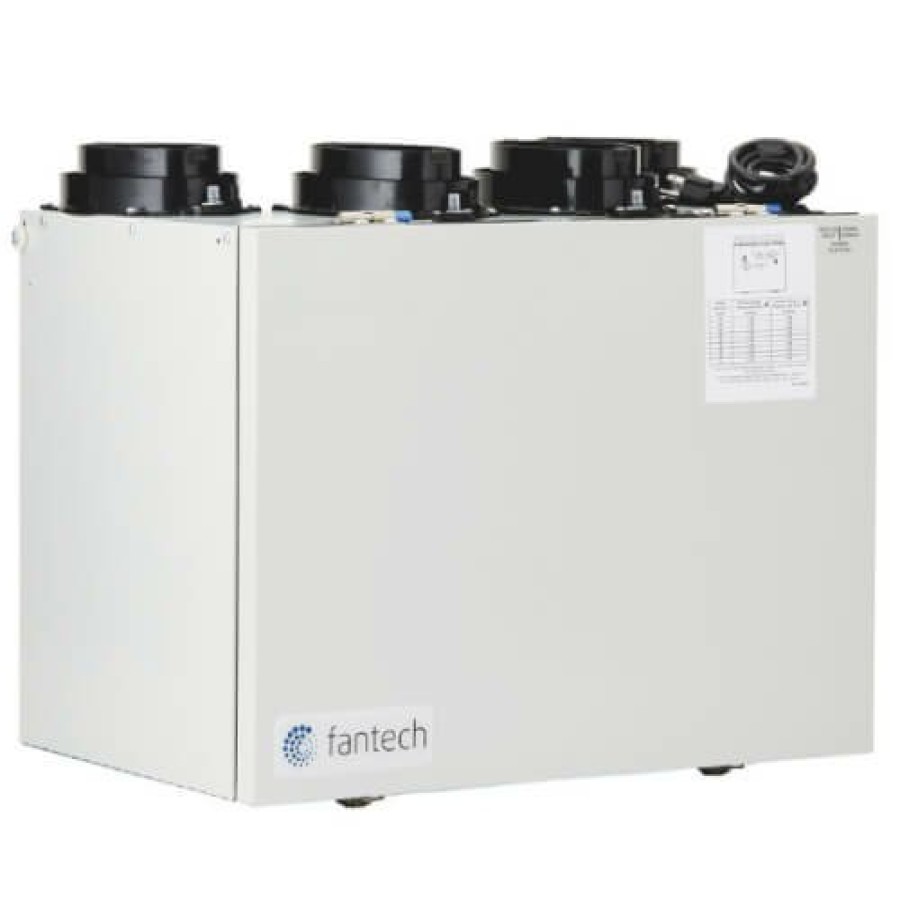 Hvac Fantech Fantech Heat Recovery Ventilators | Flex 100H Heat Recovery Ventilator W/ Turbotouch (104 Cfm)