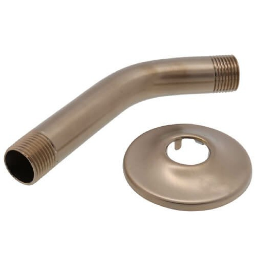 Plumbing Delta Shower Arms | 6" Shower Arm And Flange (Champagne Bronze)