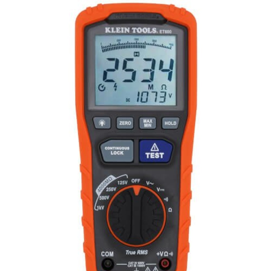 Electrical Klein Tools Electrical Testers | Insulation Resistance Tester