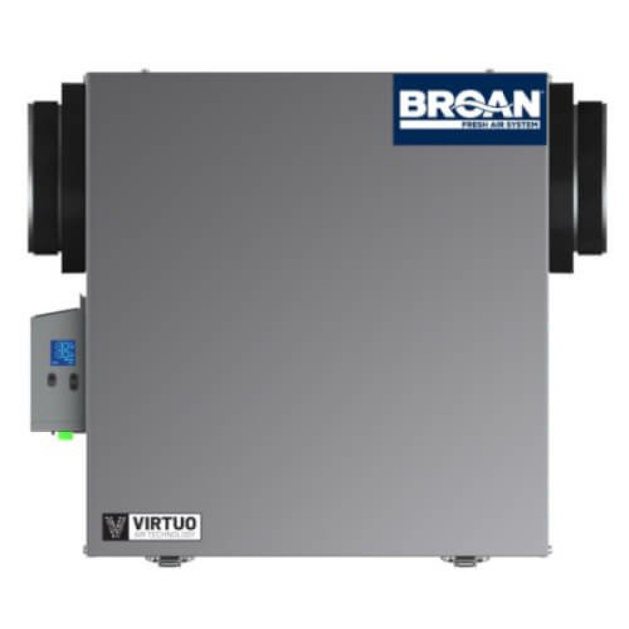 Hvac Broan Broan Heat Recovery Ventilators | 110 Cfm Ai Series Heat Recovery Ventilator W/ Side Ports (68% Efficiency)