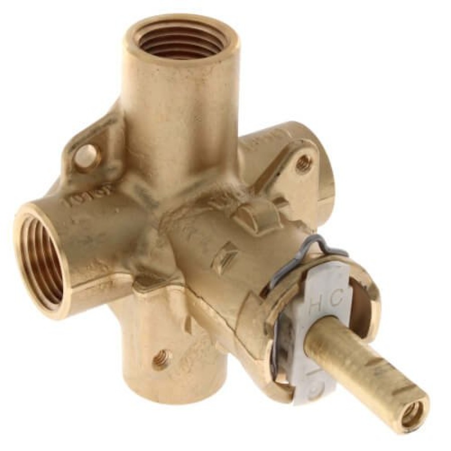 Plumbing Moen Rough-In Valves | 1/2" Single-Handle Posi-Temp Tub And Shower Pressure Balance Valve (Threaded)