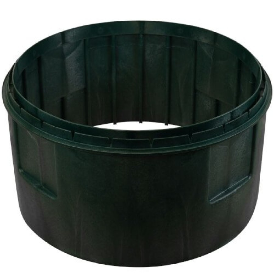 Plumbing Polylok Outdoor Drainage | 24" X 12" Riser W/ Wall Flats (Green)