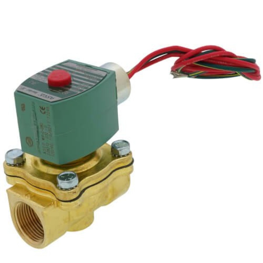 Valves Asco RedHat Pilot Operated Solenoid Valves | 3/4" Normally Closed Solenoid Valve, 5 Cv (120V)