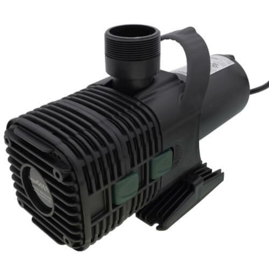 Plumbing Little Giant Pond & Waterfall Pumps | F50-5000 Energy Efficient Wet Rotor Pump (5000 Gph @ 0', 20' Cord, 115V)