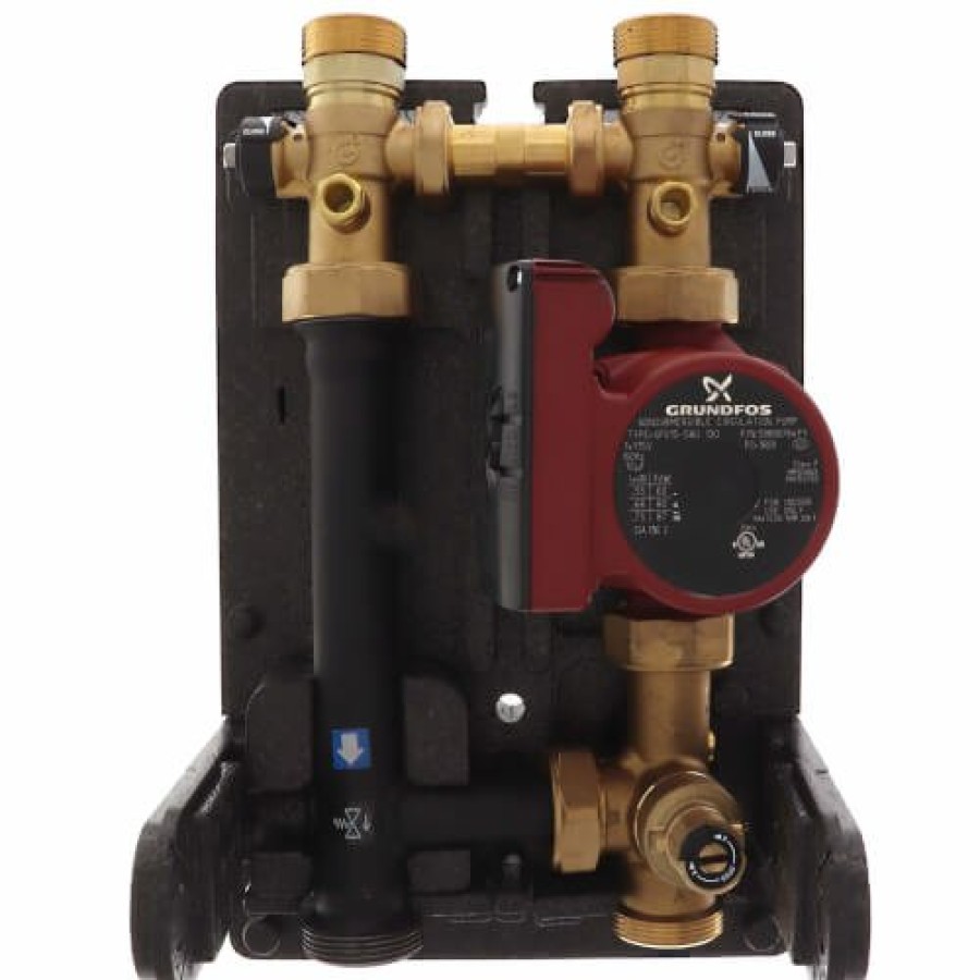 Pex Caleffi Hydromixers | 167 Hydromixer Dual Line W/ Ups15-58Fc 3 Speed Pump On Right