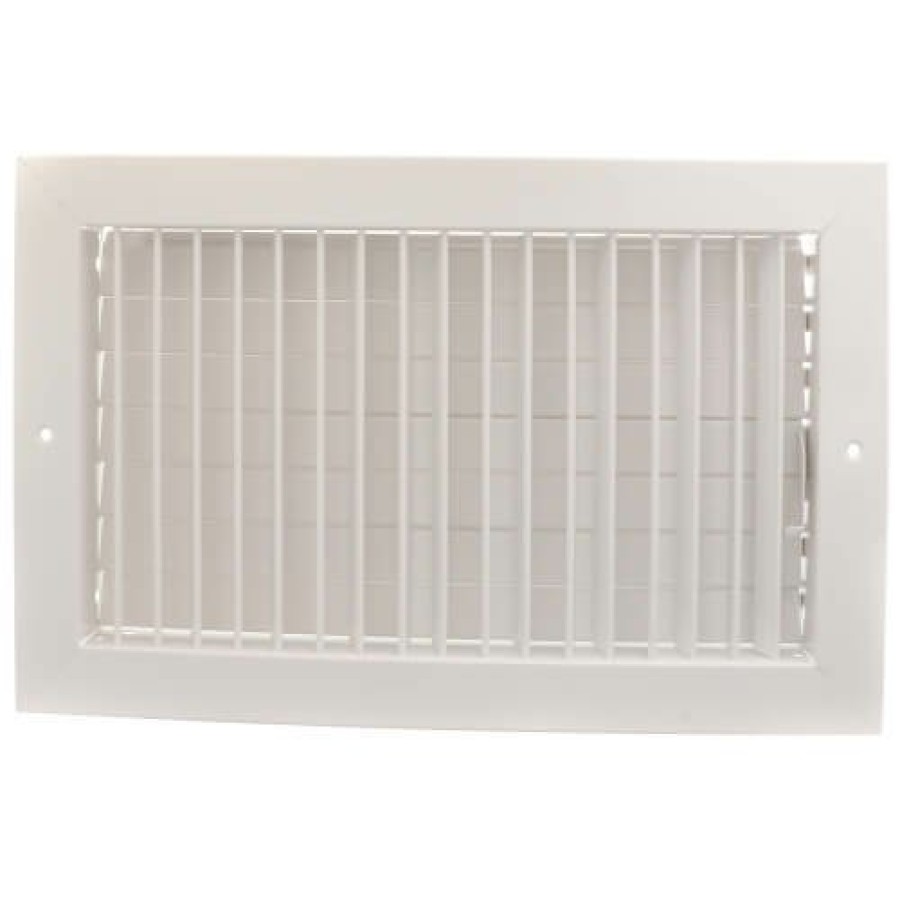 Hvac Hart & Cooley Commercial Registers & Grilles | 14" X 8" (Wall Opening Size) White Commercial Supply Register (821 Series)