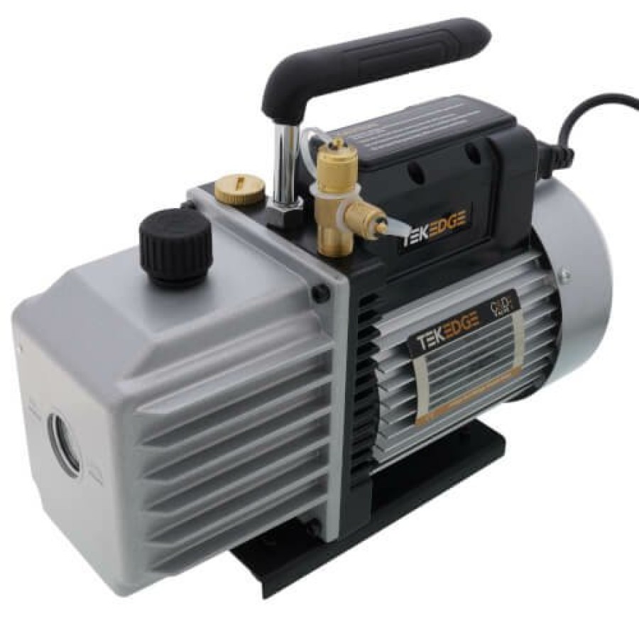 Hvac C&D Valve Vacuum Pumps | Tek Edge 2-Stage Dual Voltage Vacuum Pump