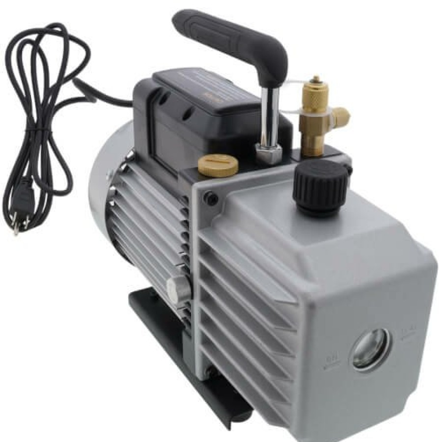 Hvac C&D Valve Vacuum Pumps | Tek Edge 2-Stage Dual Voltage Vacuum Pump