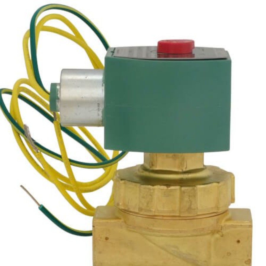 Valves Asco RedHat Pilot Operated Solenoid Valves | 1/2" Npt Normally Closed 2-Way Hot Water/Steam Solenoid Valve (120V)