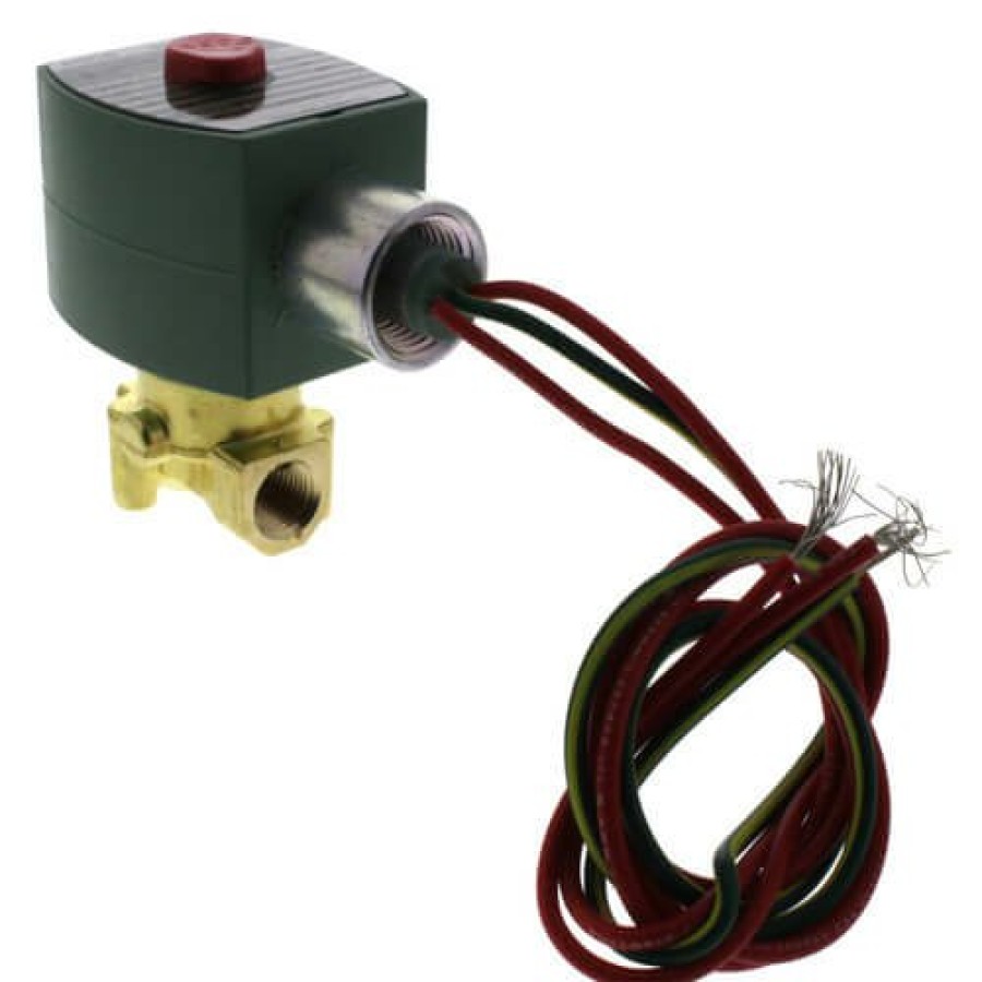 Valves Asco RedHat Direct Acting Solenoid Valves | 1/4" Normally Closed Solenoid Valve, .73 Cv (120V)