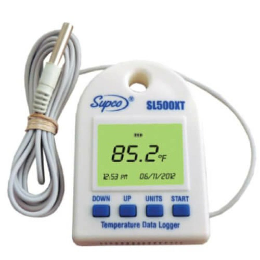 Hvac Supco Supco Hvac Instruments And Meters | Sl500 External Probe Temperature Data Logger W/ Display