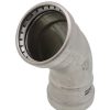 Plumbing Viega Megapress 304 Stainless Steel Fittings | 2-1/2" Megapress Xl 304 Stainless Steel 45-Degree Elbow