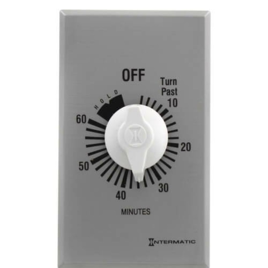 Electrical Intermatic In-Wall Timers | Ff Series Commercial Auto-Off Timer, Spst With Hold (60 Minutes)