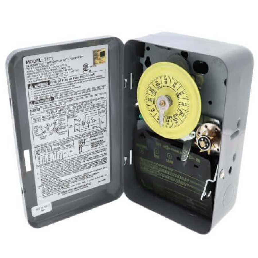 Electrical Intermatic Mechanical Timers | The Skipper - Mechanical Time Switch, 40A, Spst (125V)