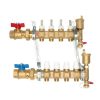 Pex Caleffi Caleffi Manifolds & Accessories | 1" Twistflow Manifold W/ Temp Gauge (4 Outlets)