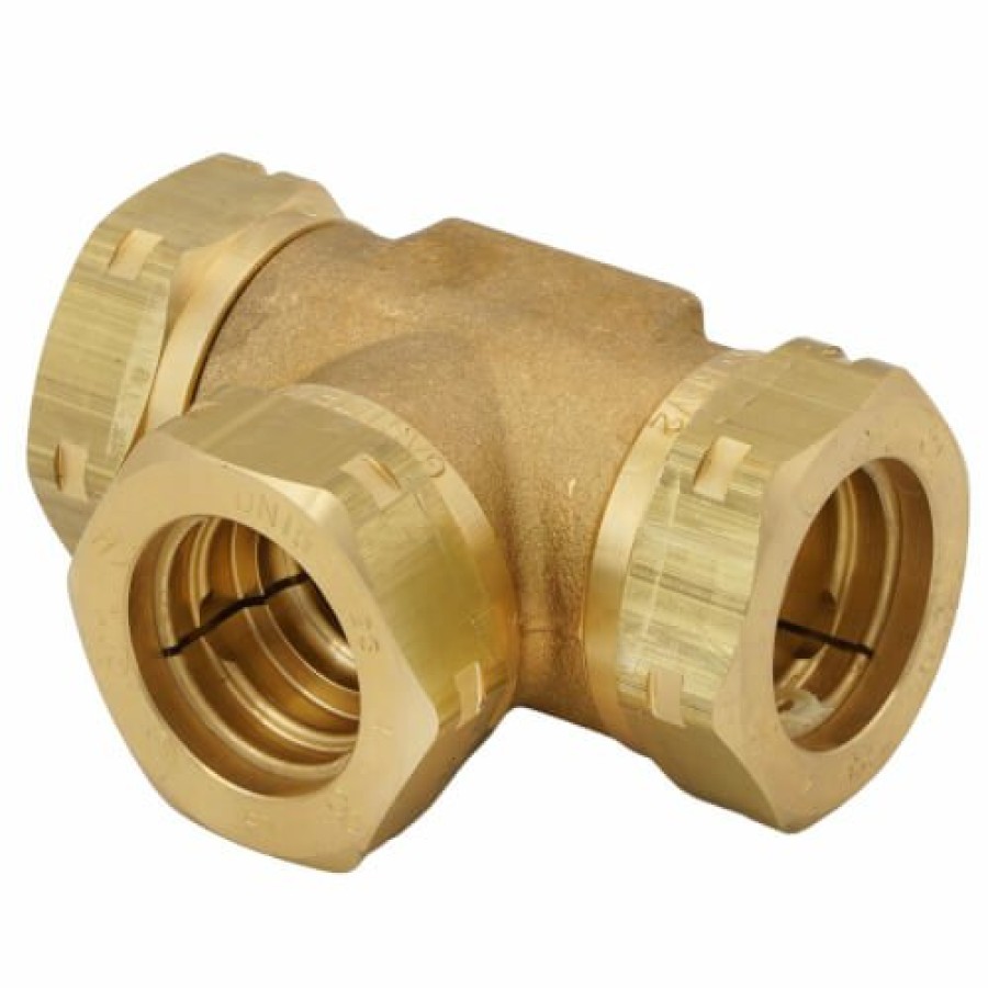 Heating Gastite Gastite Csst Fittings | 1/2" Run X 1/2" Run X 1/2" Tee - Tee Fitting