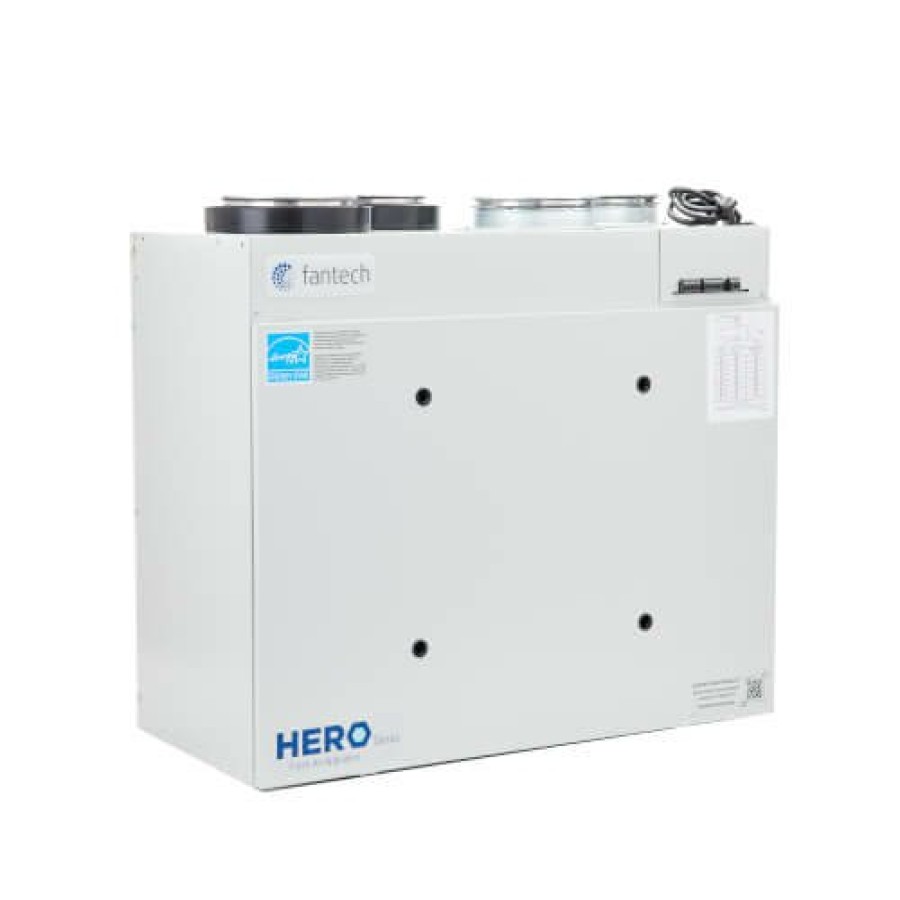 Hvac Fantech Fantech Heat Recovery Ventilators | Hero 200H Heat Recovery Ventilator W/ Winterguard Recirculation Defrost, 6" Top Ports, 220 Cfm