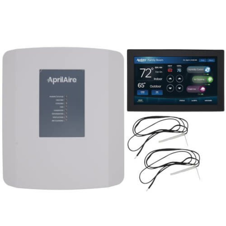 Thermostats Aprilaire | Programmable 2H/2C Or 4H/2C Heat Pump Thermostat (Color Touch Screen, Wifi)