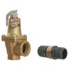 Heating Watts Pressure Relief Valves | 3/4" X 1" Boiler Pressure Relief Valve W/ Flood Sensor Connectivity (30 Psi)