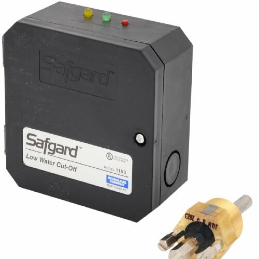 Heating Hydrolevel Low Water Cutoffs | Safgard 1150 Low Water Cutoff W/ Auto Reset & Burner Circuit Test Button -120V