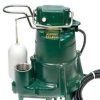 Plumbing Zoeller Effluent Pumps & Accessories | Model M98 Flow-Mate Automatic Cast Iron Effluent Sump Pump - 115 V, 1/2 Hp