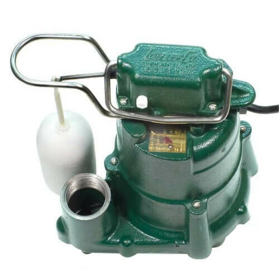 Plumbing Zoeller Effluent Pumps & Accessories | Model M98 Flow-Mate Automatic Cast Iron Effluent Sump Pump - 115 V, 1/2 Hp