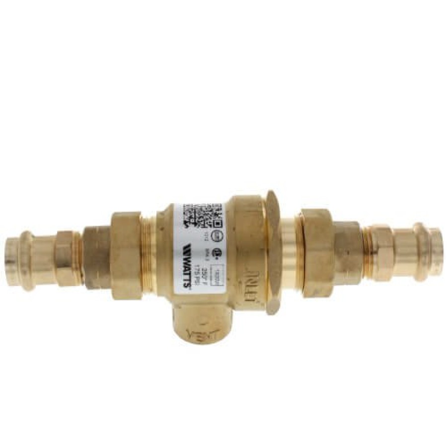 Plumbing Watts Dual Checks | 1/2" 9D-M3 Dual Check Valve W/ Intermediate Atmospheric Vent (Copper Press)