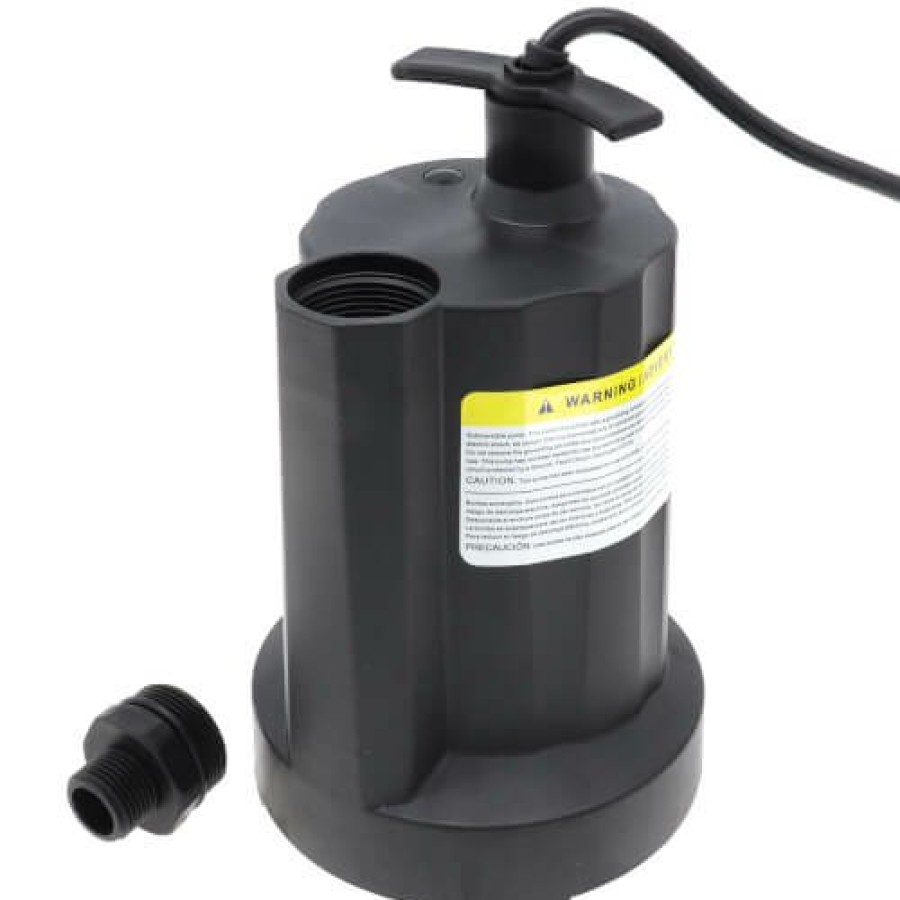 Plumbing Bluefin Drain & Utility Pumps | 1/6 Hp Submersible Utility Pump W/ 10 Ft. Power Cord (Puplsc-121Pl)