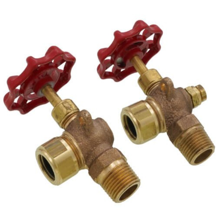 Heating Apollo Valves Steam Heating Specialties | 1/2" Standard Bronze Gauge W/ Aluminum Wheel W/ 12" Glass & Rod