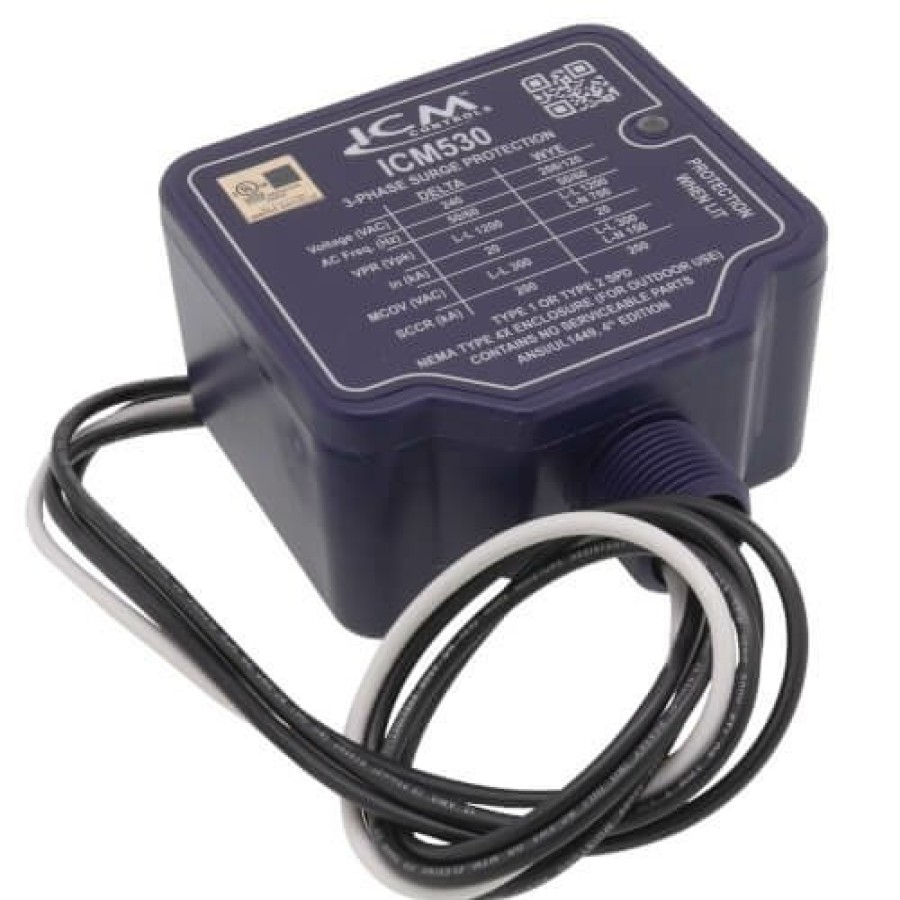 Electrical ICM Controls | 3-Phase Surge Protective Device For 240Vac (Delta) Or 120/208Vac (Wye)