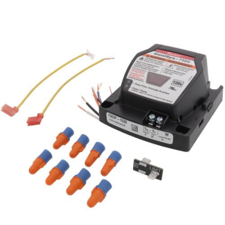 Heating R.W. Beckett Oil Burner Controls | 7505P Genisys Cad Cell Oil Primary Control W/ 15 Sec Pre-Purge & 30 Sec Post-Purge (Replaces R7184P Relay Controls)