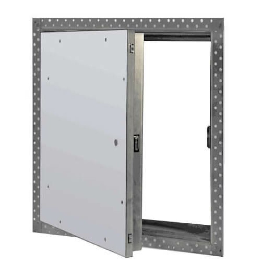 Plumbing Acudor Fire Rated Access Doors | 12" X 12" Uninsulated Fire Rated Recessed Access Door For Drywall (Steel)