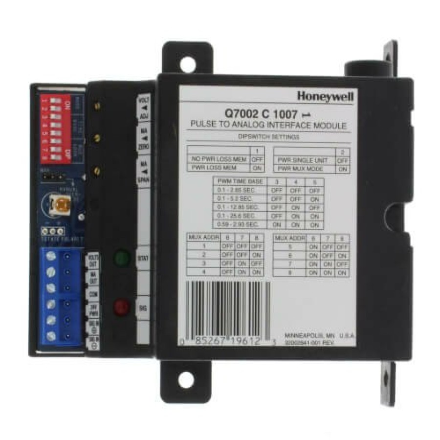 Hvac Honeywell Honeywell Economizers | Q7002 Interface Modules For Pulse Width Modulation Inputs